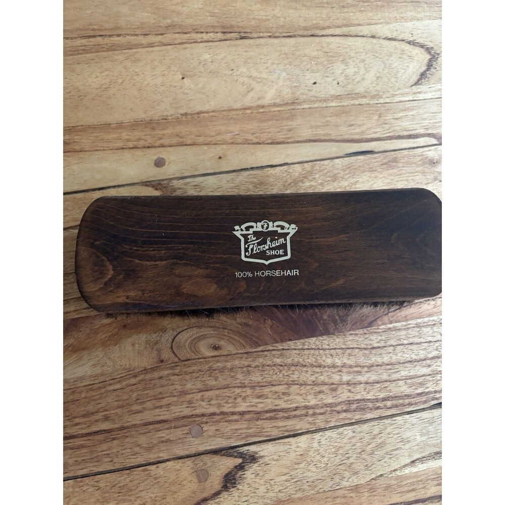 Floor Shine 100% Horse Hair Shoe Brush
